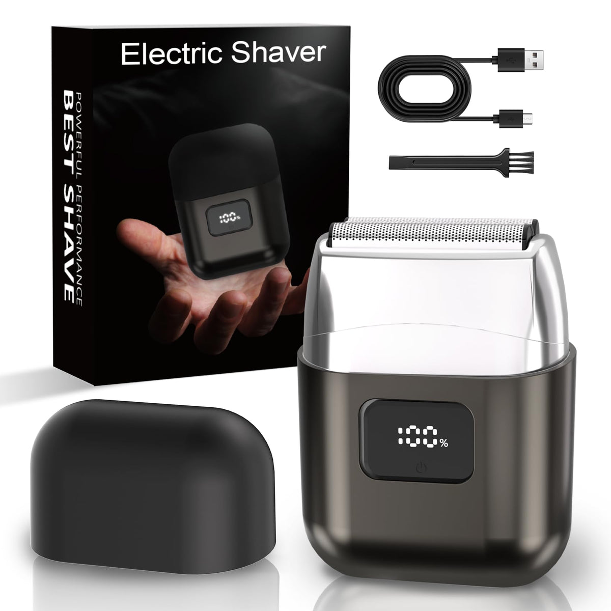 YOXSPD electric foil shaver compact design highlights portable grooming for travel.