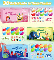 YoYokay bath bombs fizz and color the tub for a playful soak