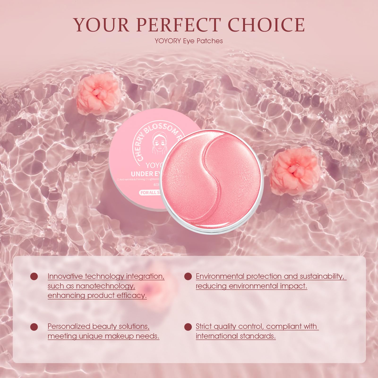 YOYORY 60-pcs pack branding indicates value and routine compatibility