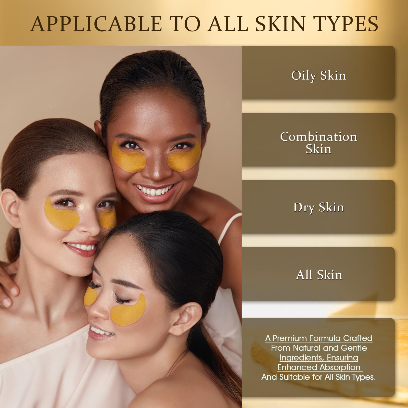 YOYORY collagen-infused eye patches—supports skin resilience around the eyes.