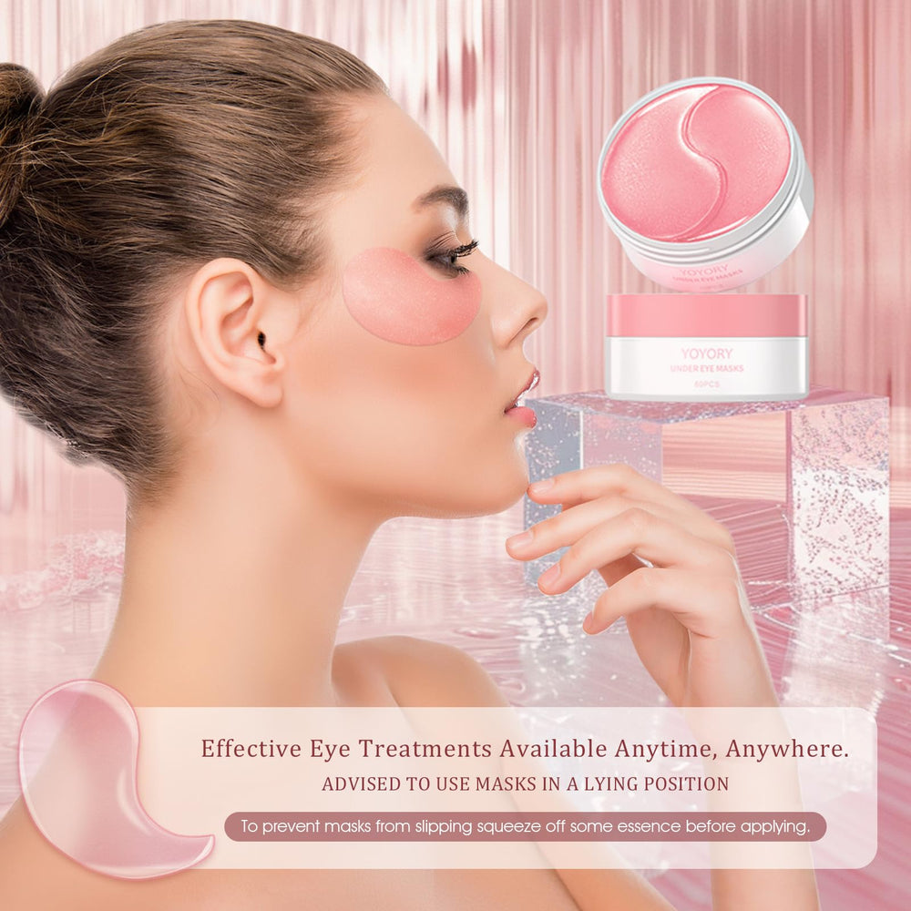 YOYORY eye masks remain flexible to fit the under-eye contour