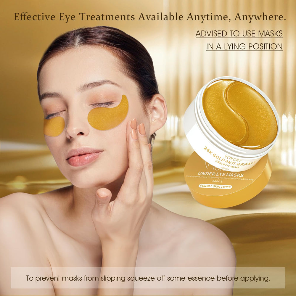 YOYORY hyaluronic acid eye patches—deep hydration for delicate eye skin.
