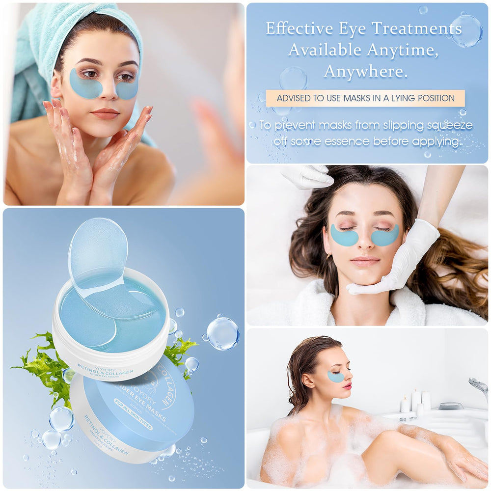 YOYORY under-eye patches cooling gel texture for soothing under-eye comfort