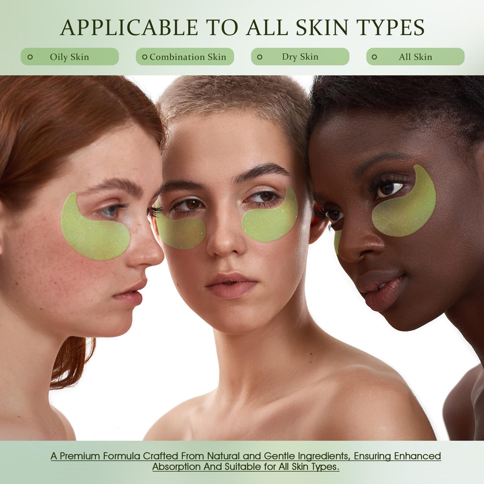 YOYORY vegan clean formula eye patches gentle and suitable for sensitive skin