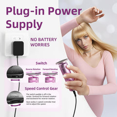 YPWRENH electric foot remover 3-speed settings for sensitive or tough areas.