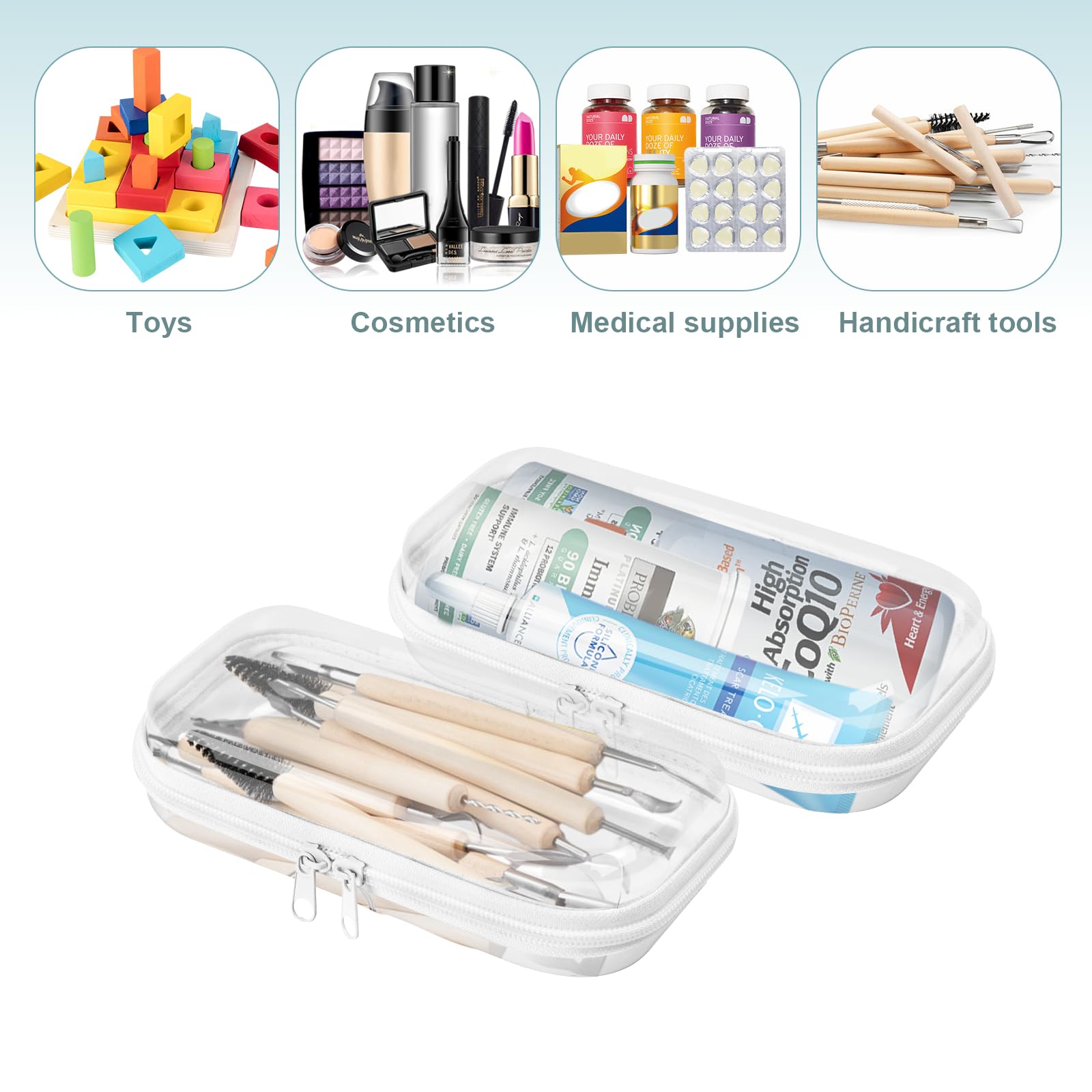 YQBRAO easy clean clear shell simplifies maintenance