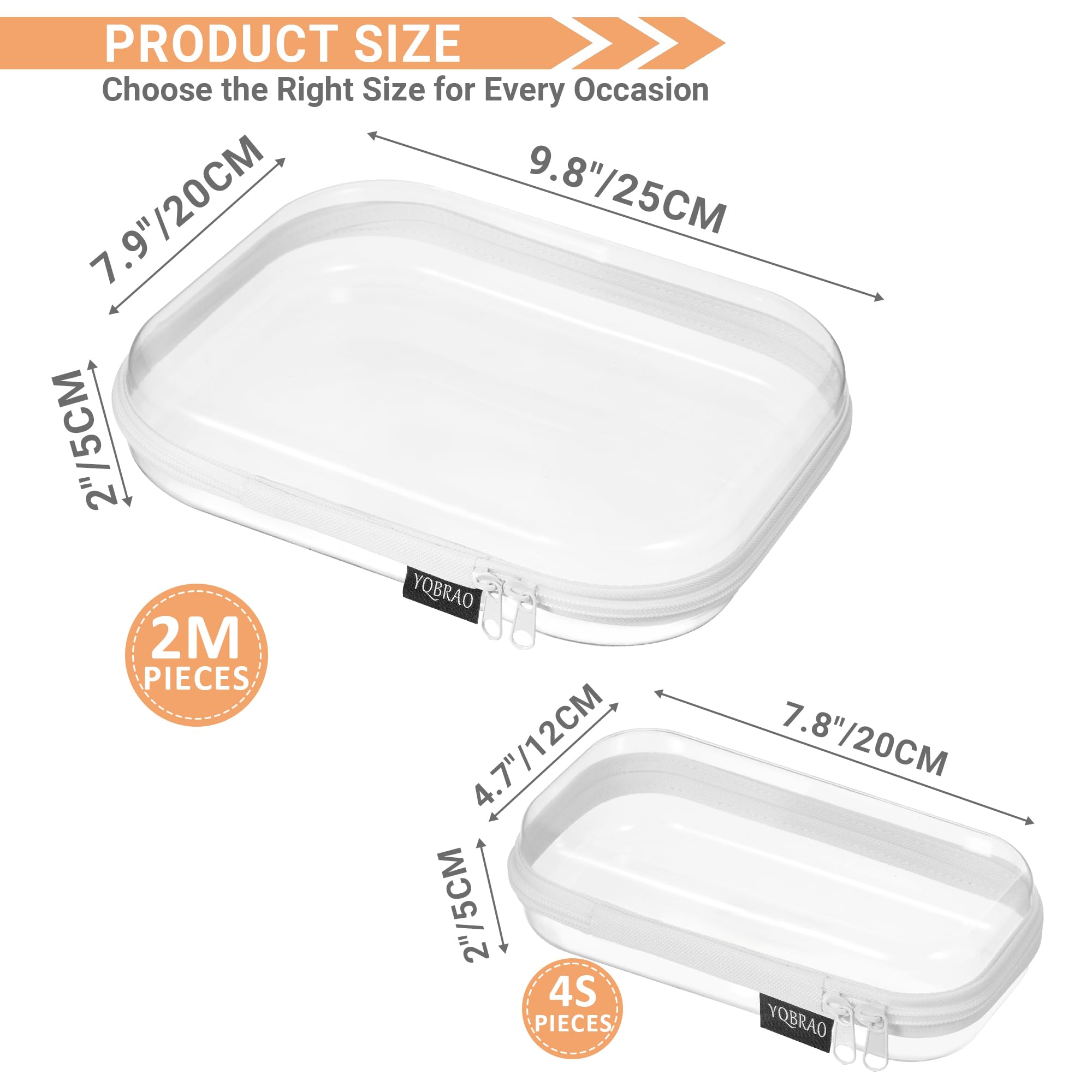 YQBRAO medium-case with toiletries inside for versatile storage