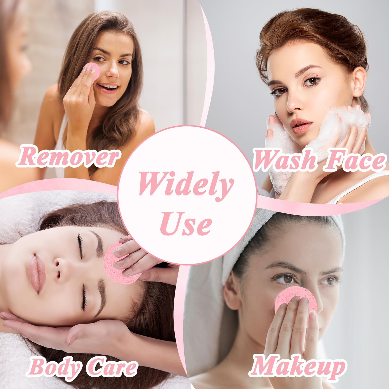 Ysanciuu spa-grade facial sponge suitable for exfoliating and mask prep at home.
