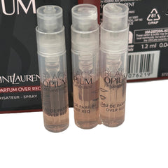 YSL Black Opium sample bottle close-up ideal for quick scent check