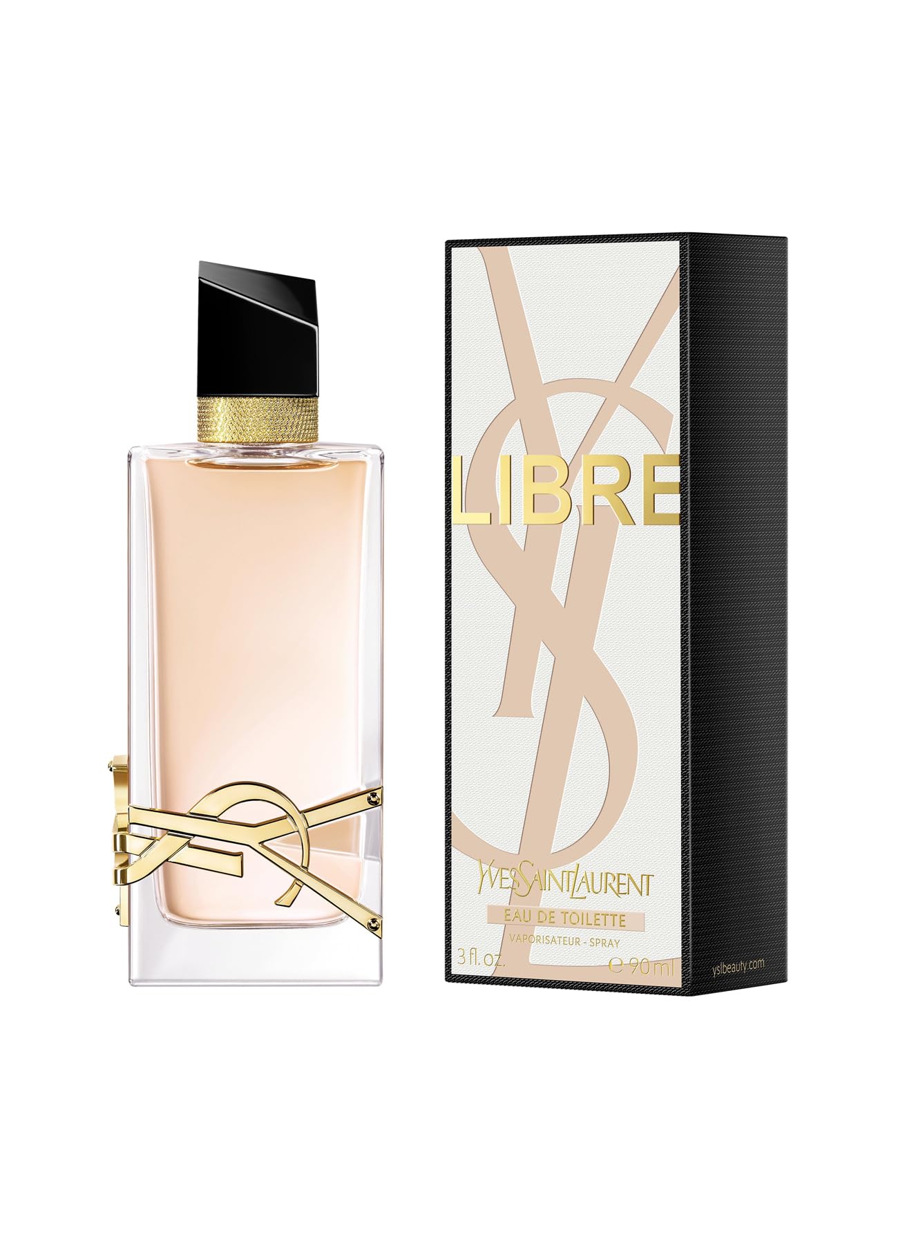 Yves Saint Laurent Libre atomizer in action highlights easy application and lasting aroma.