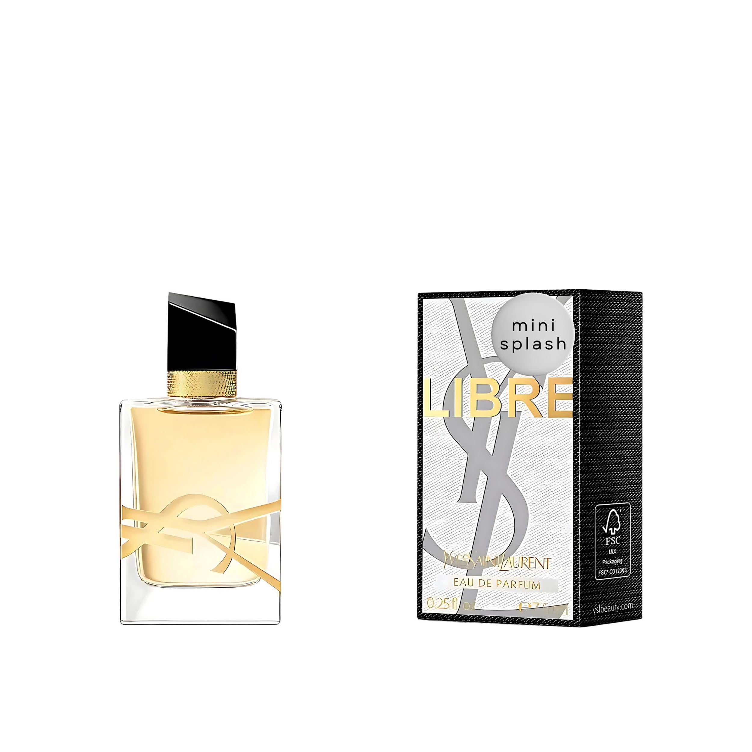 Yves Saint Laurent Libre mini bottle closeup for travel-ready scent testing