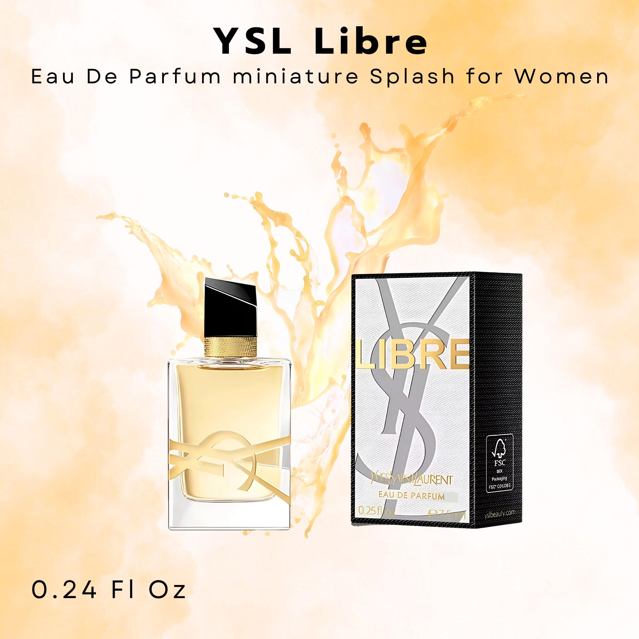Libre mini splash cap closeup highlighting chic bottle detail for gifting