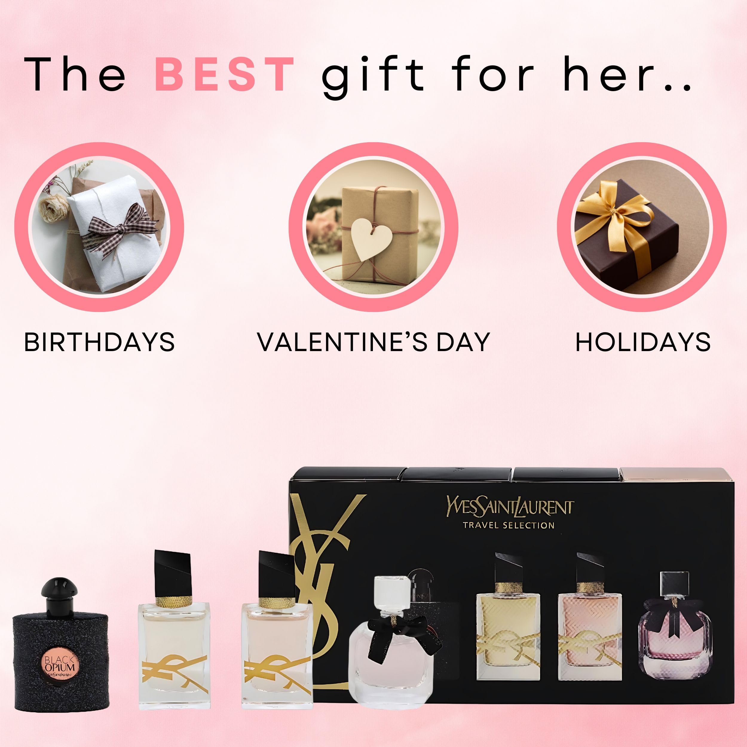 YSL travel case for convenient fragrance refreshes on the go.