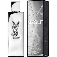 Yves Saint Laurent MYSLF L'ABSOLU bottle image showing a radiant scent trail