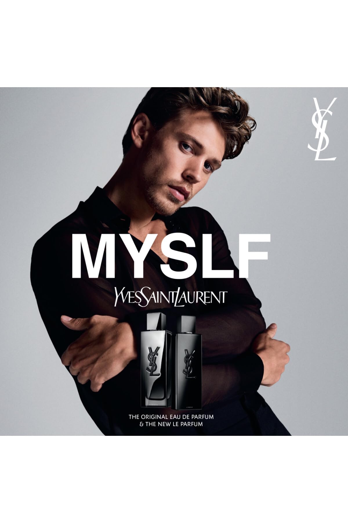 Yves Saint Laurent Myslf Le Parfum packaging box for gifting and premium presentation.