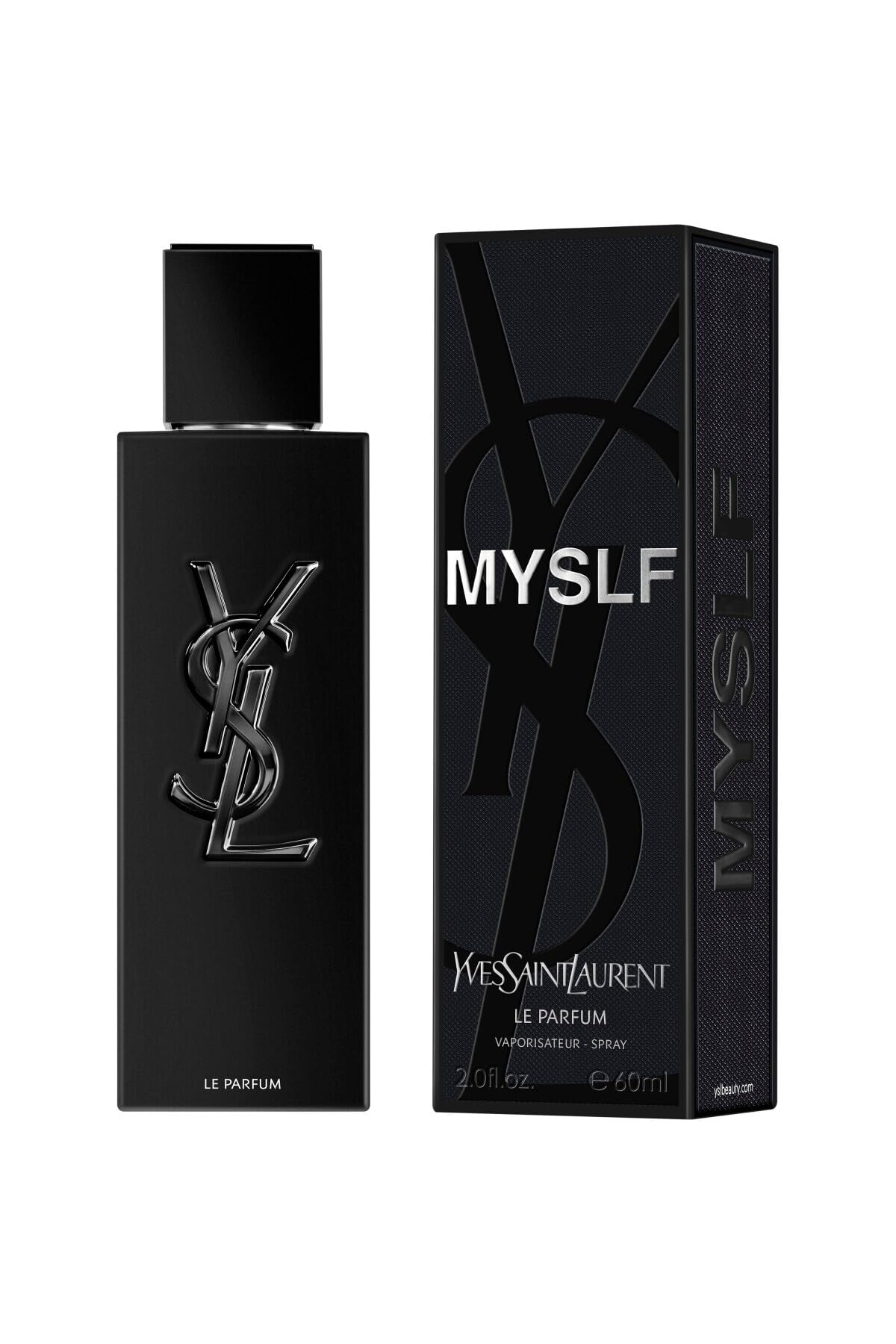 YSL Myslf Le Parfum refillable bottle emphasizes eco-friendly option for daily use.