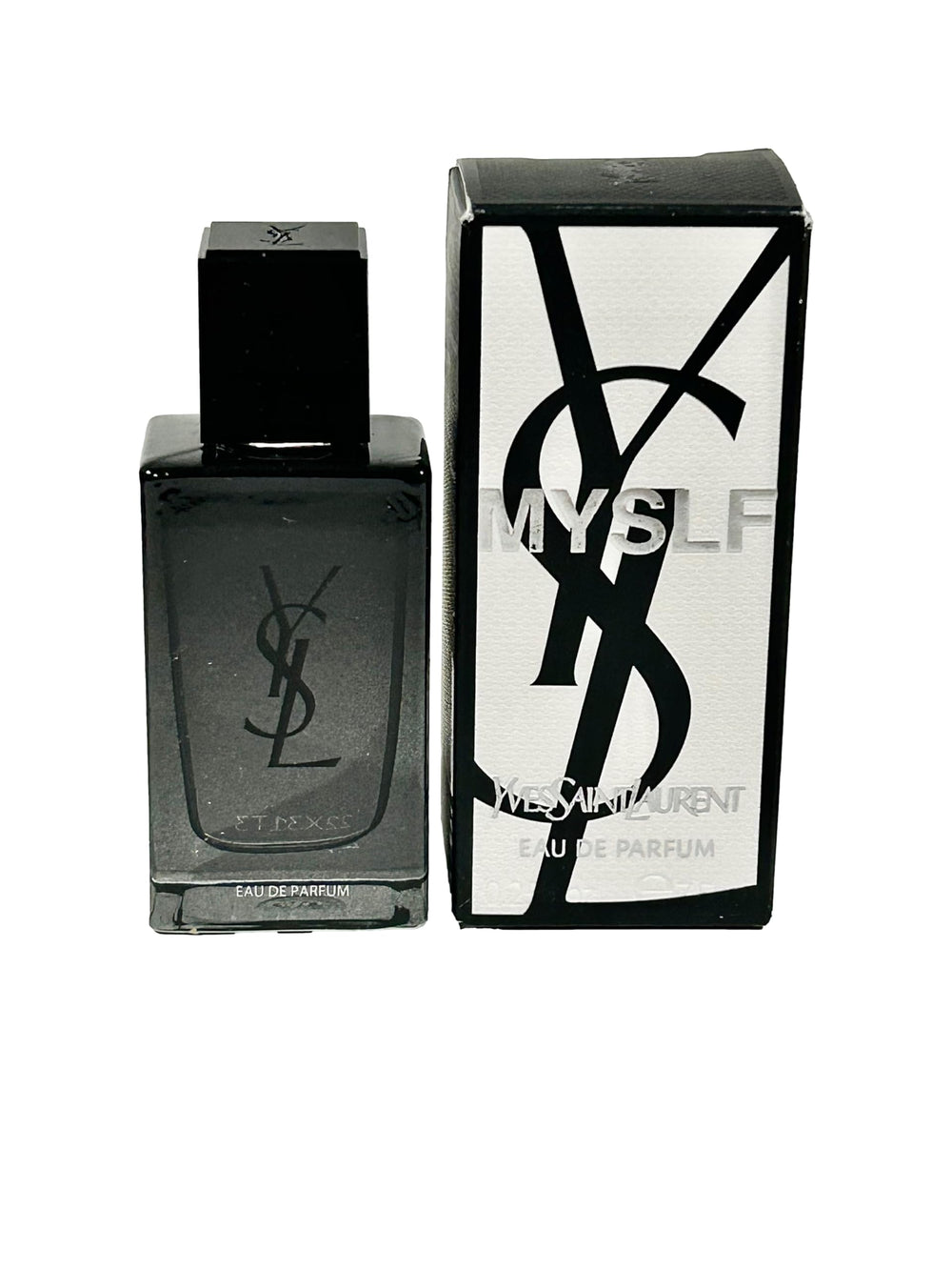 YSL MYSLF mini bottle for travel-ready fragrance touch-ups.
