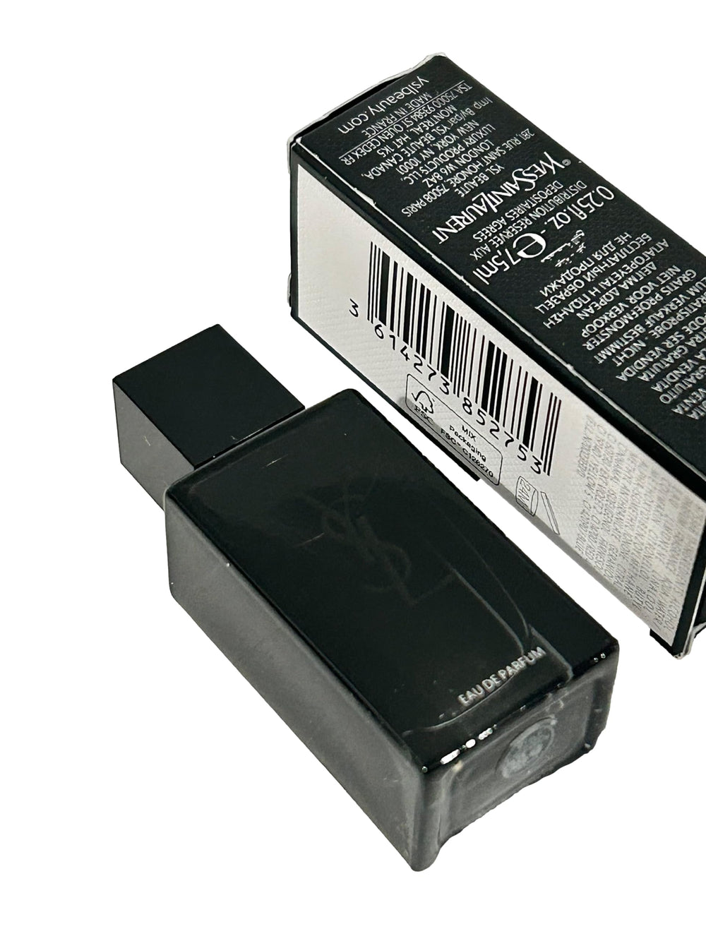 YSL MYSLF branded packaging presents the fragrance as a gift.
