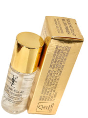 YSL Touche Eclat Blur Primer Mini texture close-up emphasizes silky feel and even makeup base.