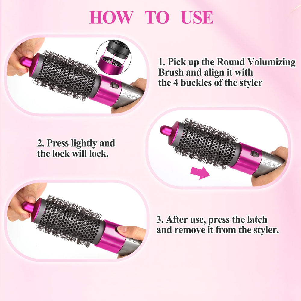 YTCHYYSK larger brush size speeds styling and volumizes.