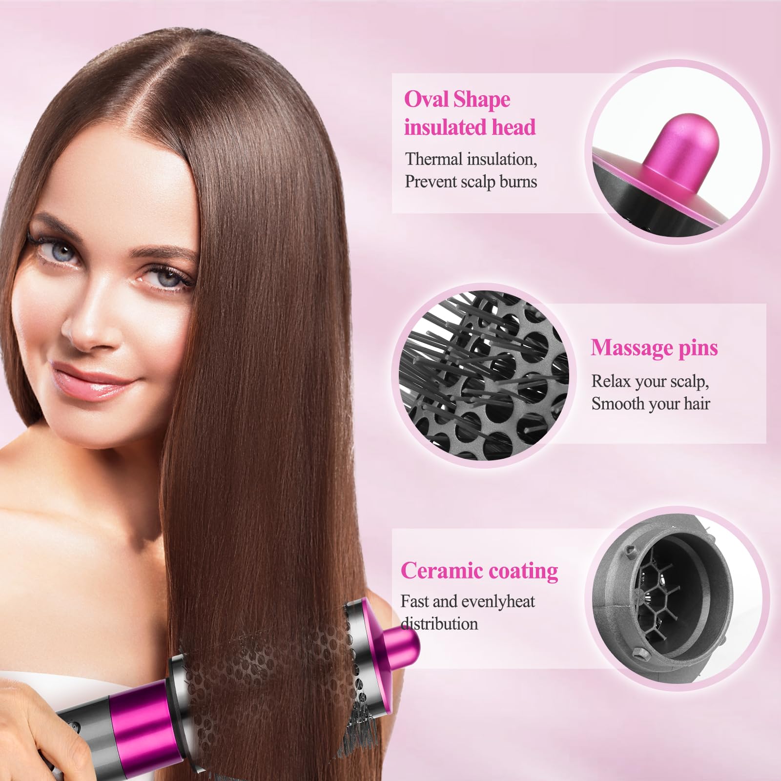 YTCHYYSK comb teeth lift roots for voluminous curls.