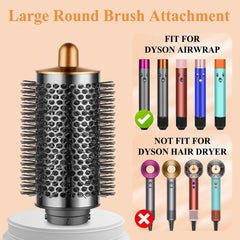 YTCHYYSK Dyson Airwrap brush with root-lift comb teeth enhances volume
