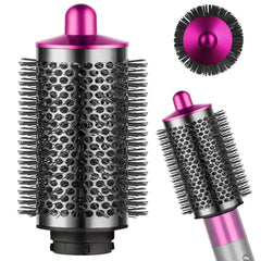 YTCHYYSK large round volumizing brush rose for Dyson Airwrap attachment boosts curls.
