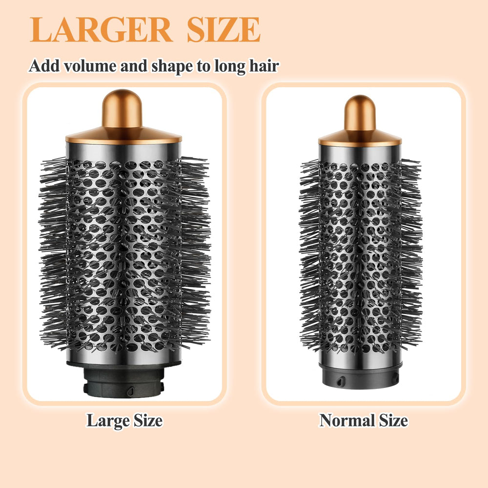 YTCHYYSK volumizing brush oversized barrel speeds drying and creates fluffy roots