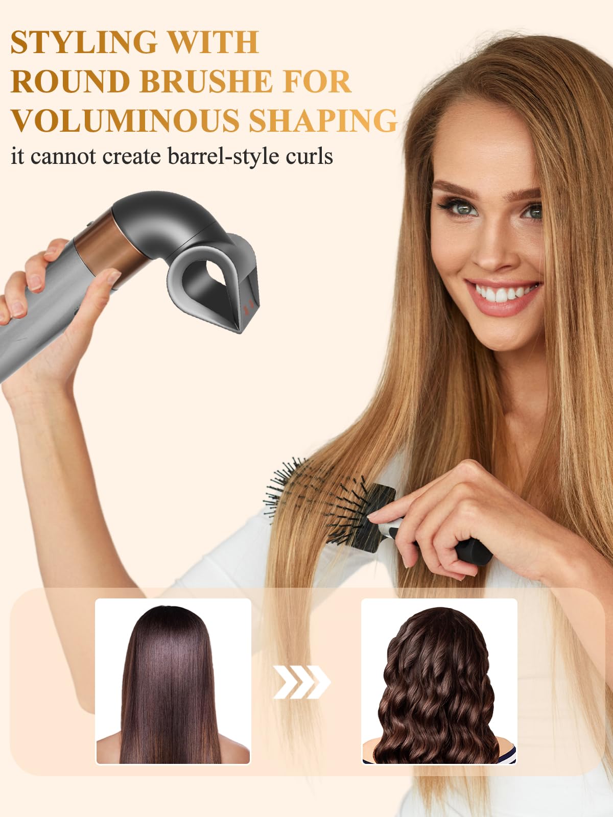 YTCHYYSK 360-degree swivel head enables flexible angle adjustments during styling.