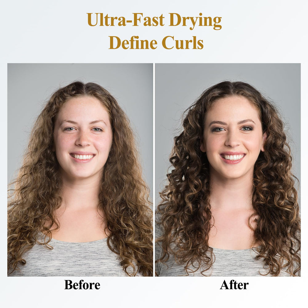 YTCHYYSK frizz-reduction diffuser design provides even airflow for smoother strands.