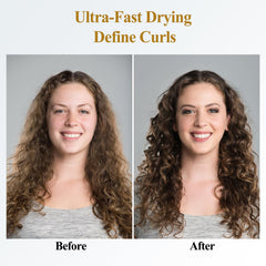 YTCHYYSK frizz-reduction diffuser design provides even airflow for smoother strands.