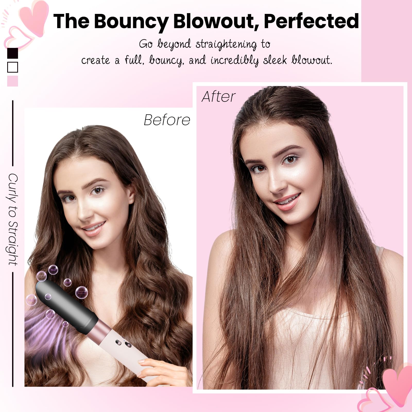 YTCHYYSK Gentle airflow design enables smooth styling with less tugging