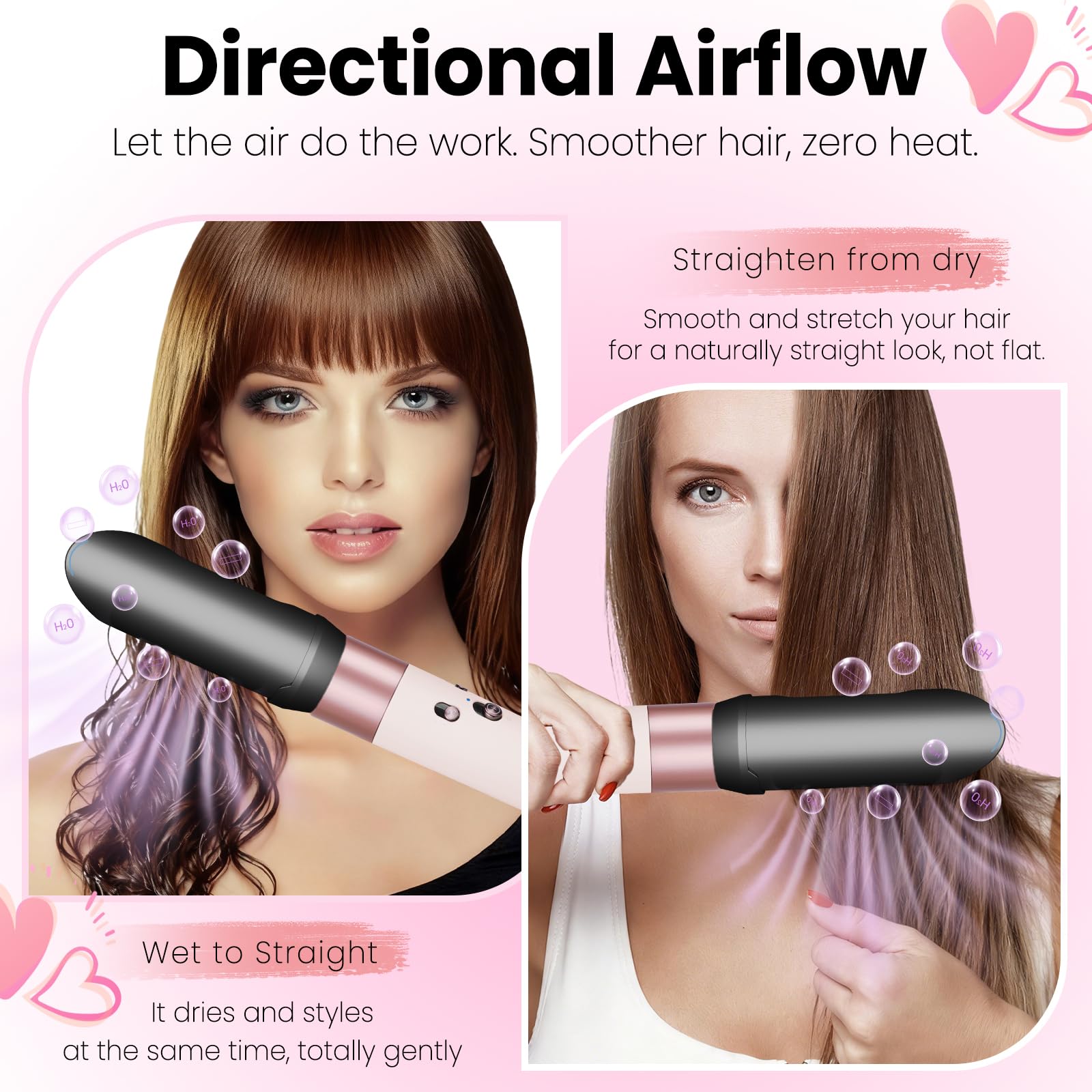 YTCHYYSK One-step straightening for quick at-home results