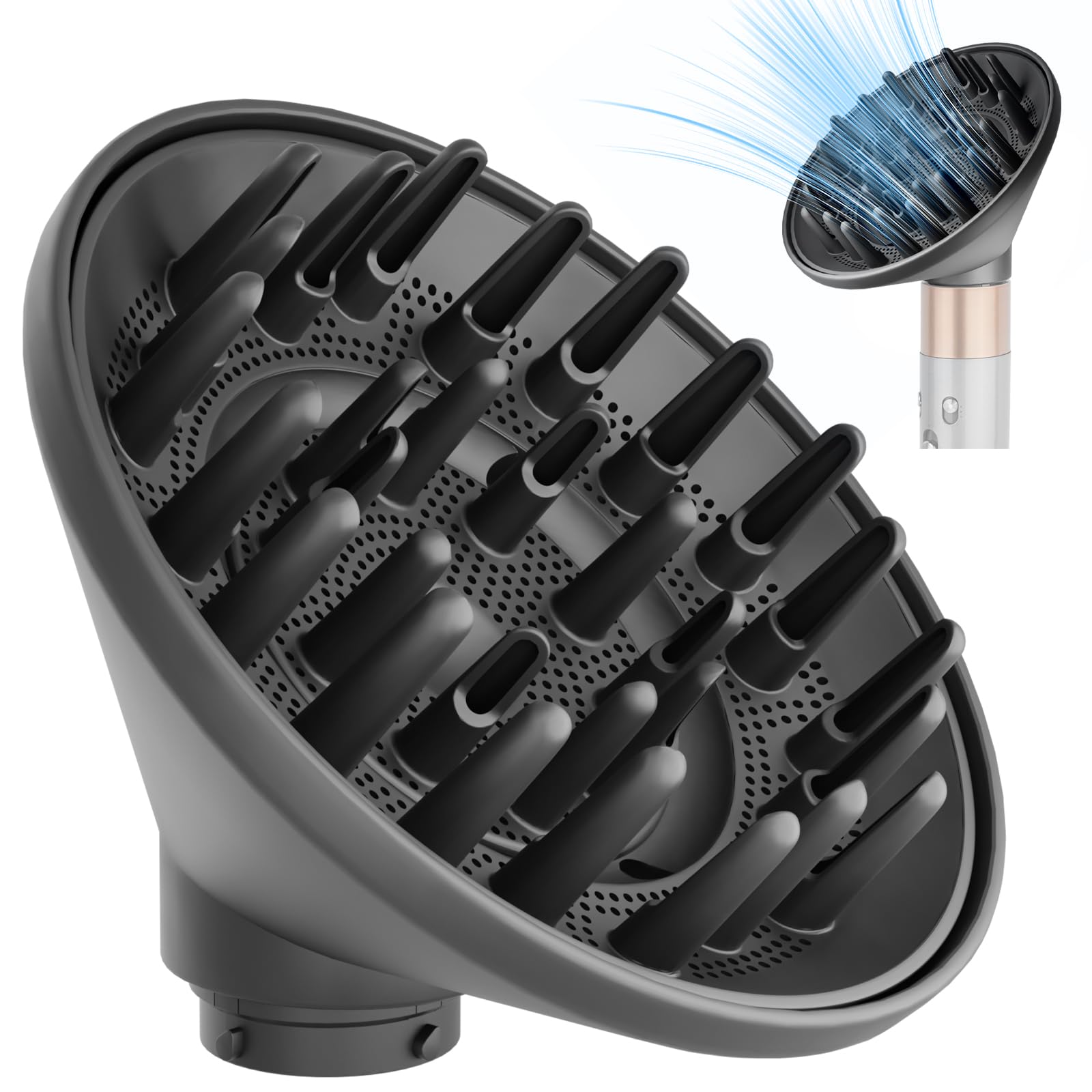 YTCHYYSK large diffuser attachment for faster drying and defined curls
