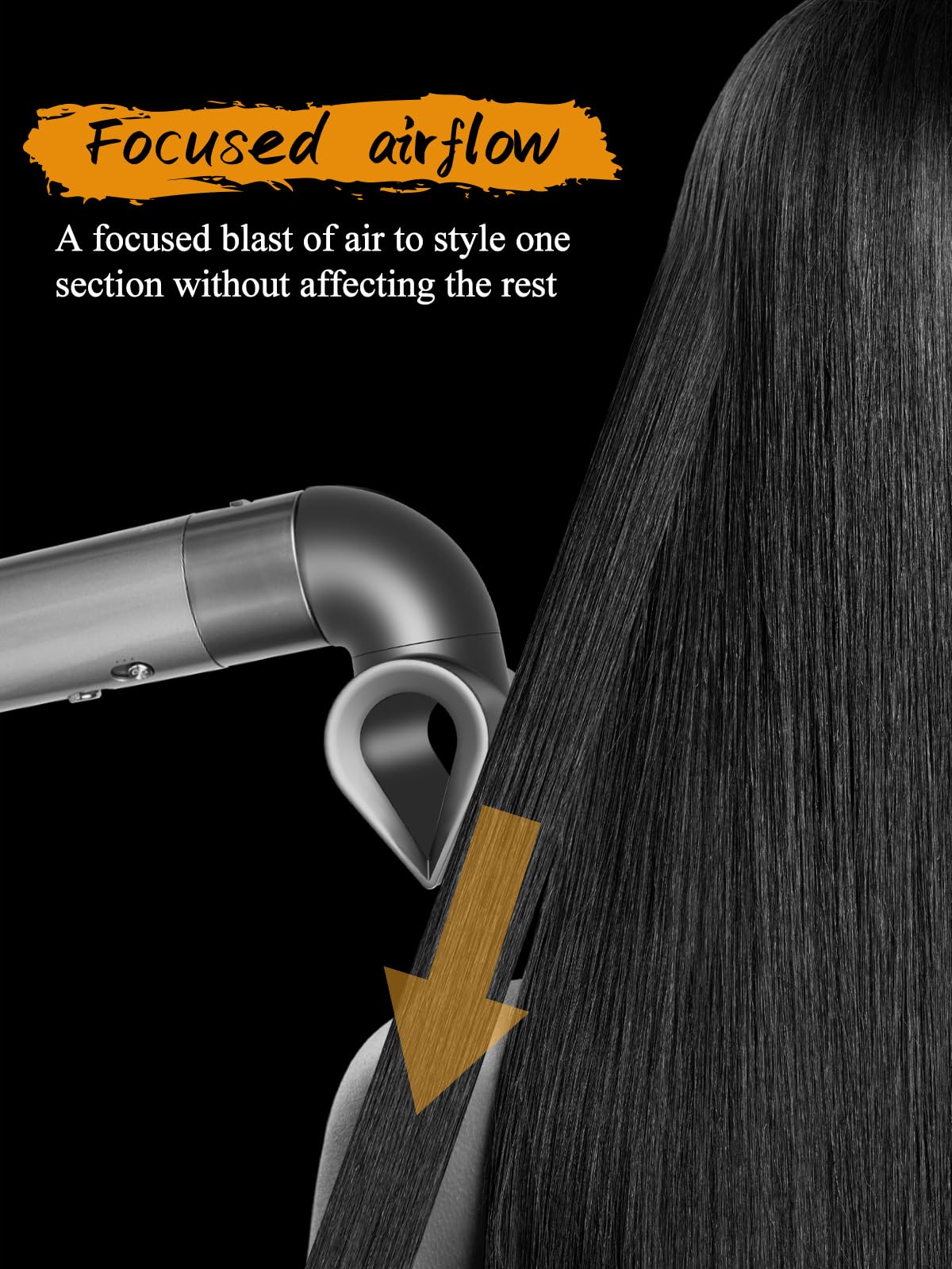 YTCHYYSK smoother finish concentrator helps achieve a polished look with solo use.