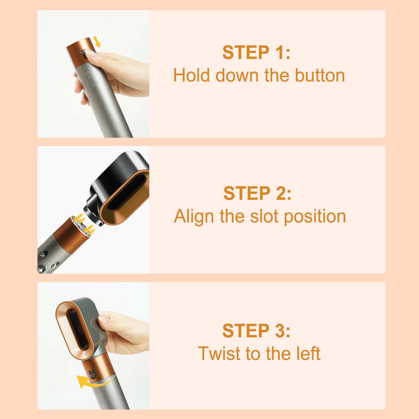 YTCHYYSK styling-ready nozzle ideal for straightening curling and frizz control.