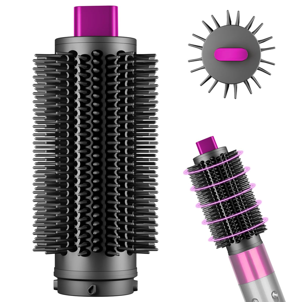 YTCHYYSK upgraded round brush-attachment with rose finish for voluminous curls on Dyson Airwrap.