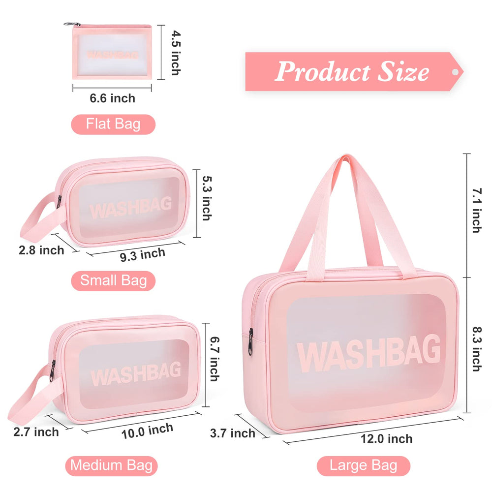 YuanCheng Upgrade Travel Toiletry Bag - small cosmetic bag for compact storage