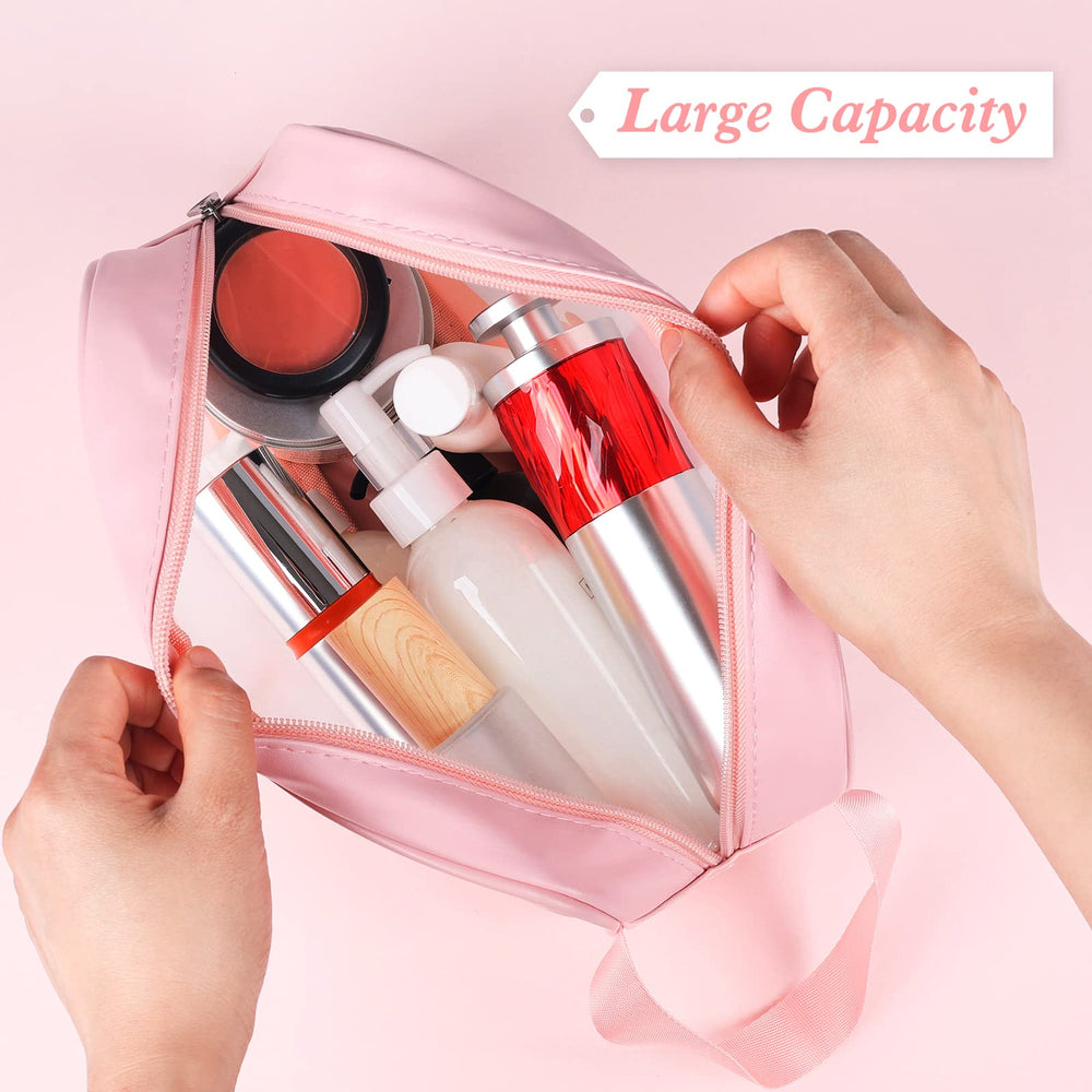 YuanCheng Upgrade Travel Toiletry Bag - translucent waterproof material for quick content check