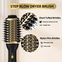 Yucafy nylon-pins-tufted-bristles-detangling help prevent tangles during styling.