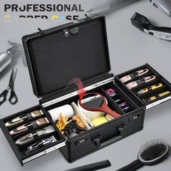Yueieoun barber case aluminum construction reinforces durability for daily use