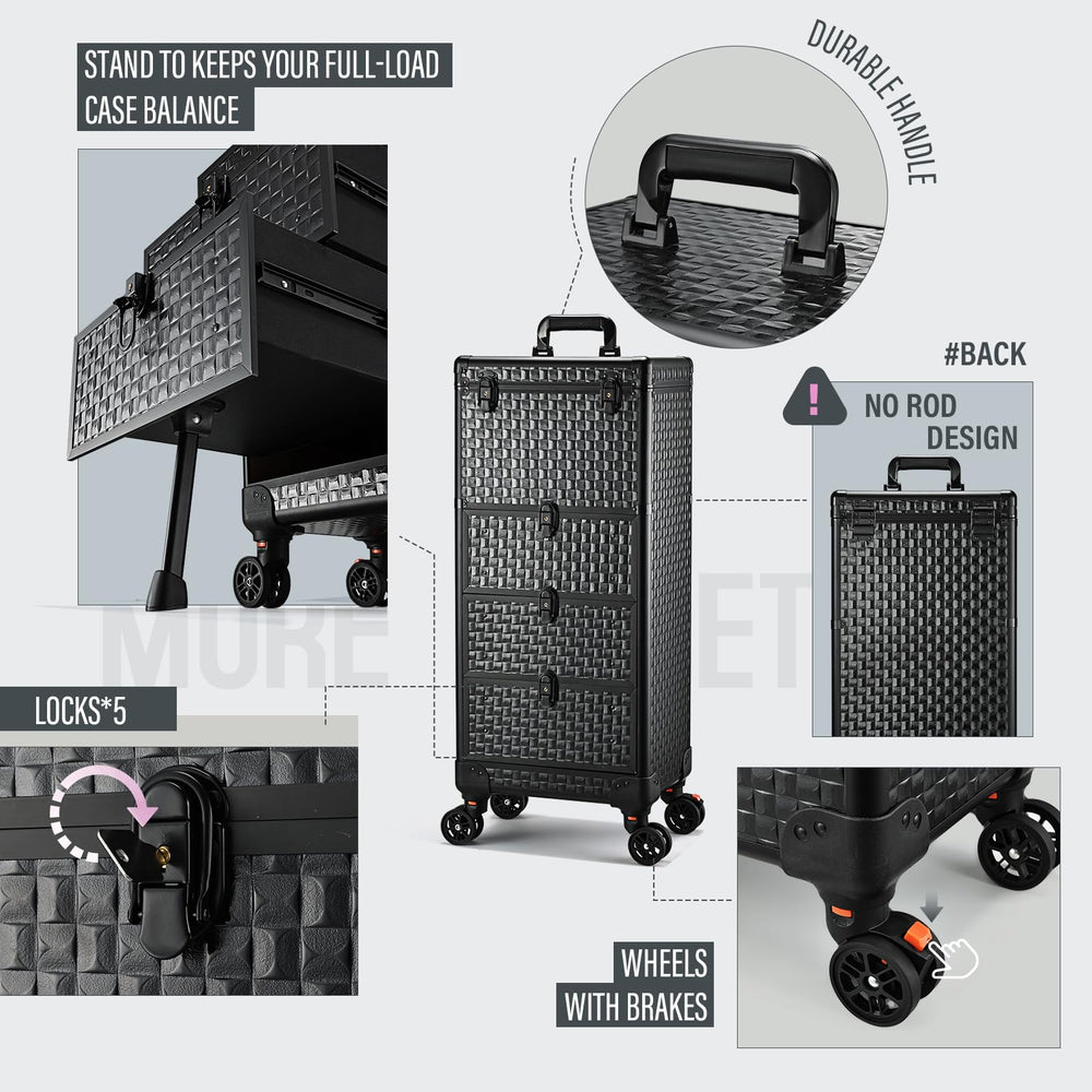 Yueieoun salon cart organizer helps keep tools within reach during paint or spa services.