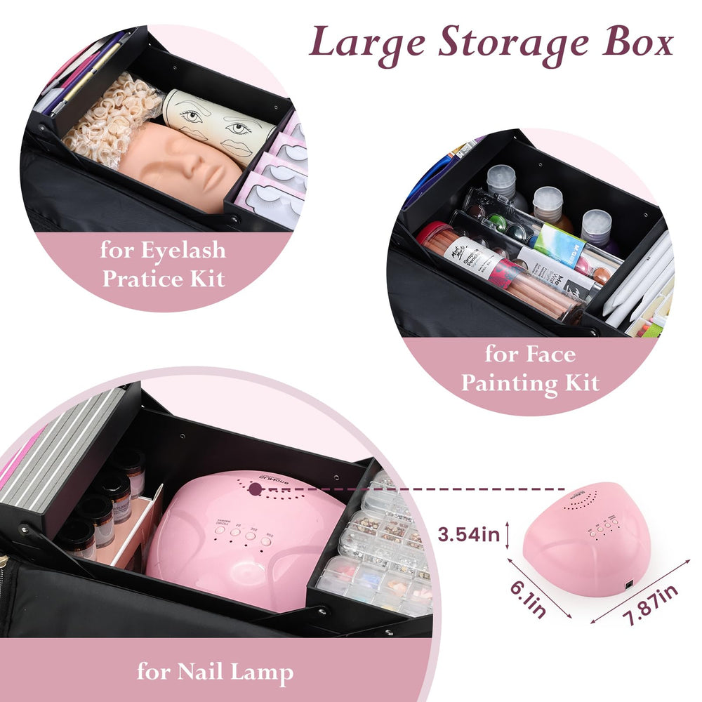 Yueieoun luggage sleeve compatibility shows case secured on luggage handle during travel