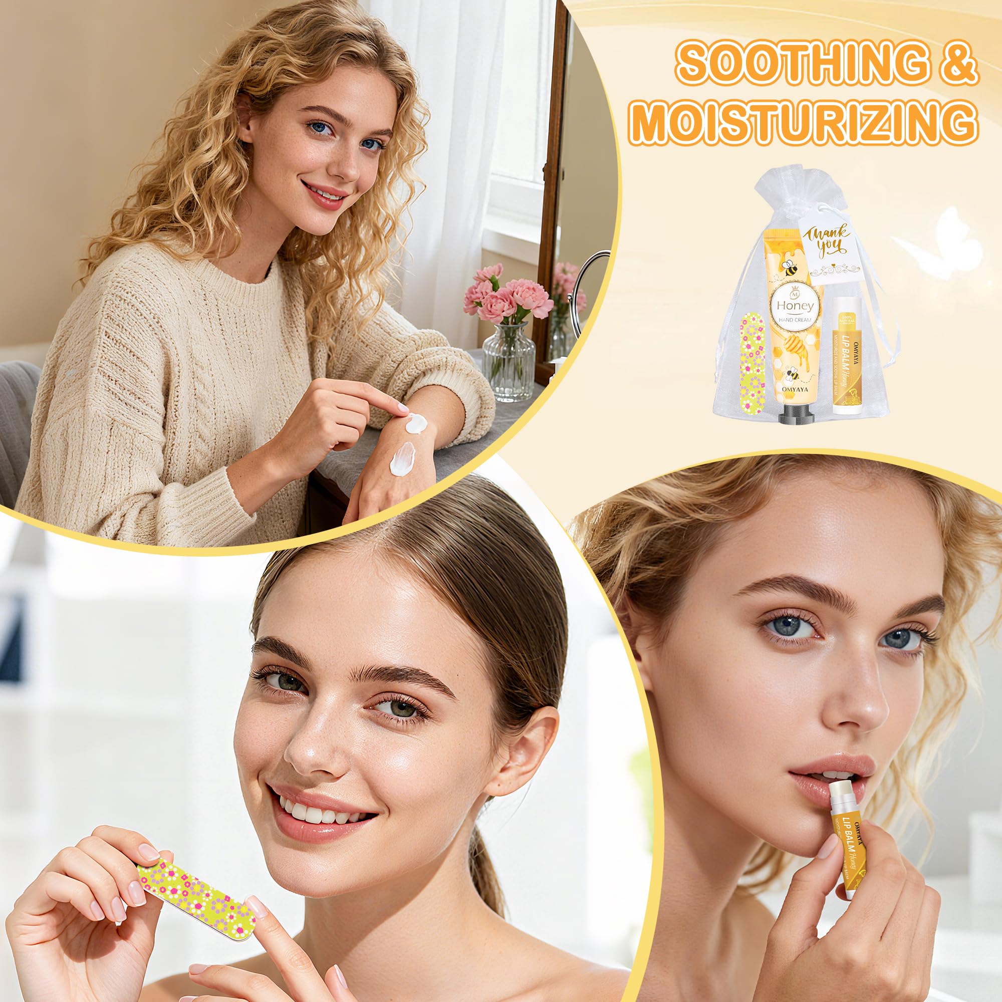 YUEONEWIN lip balm tubes emphasize hydrating relief with plant extracts.