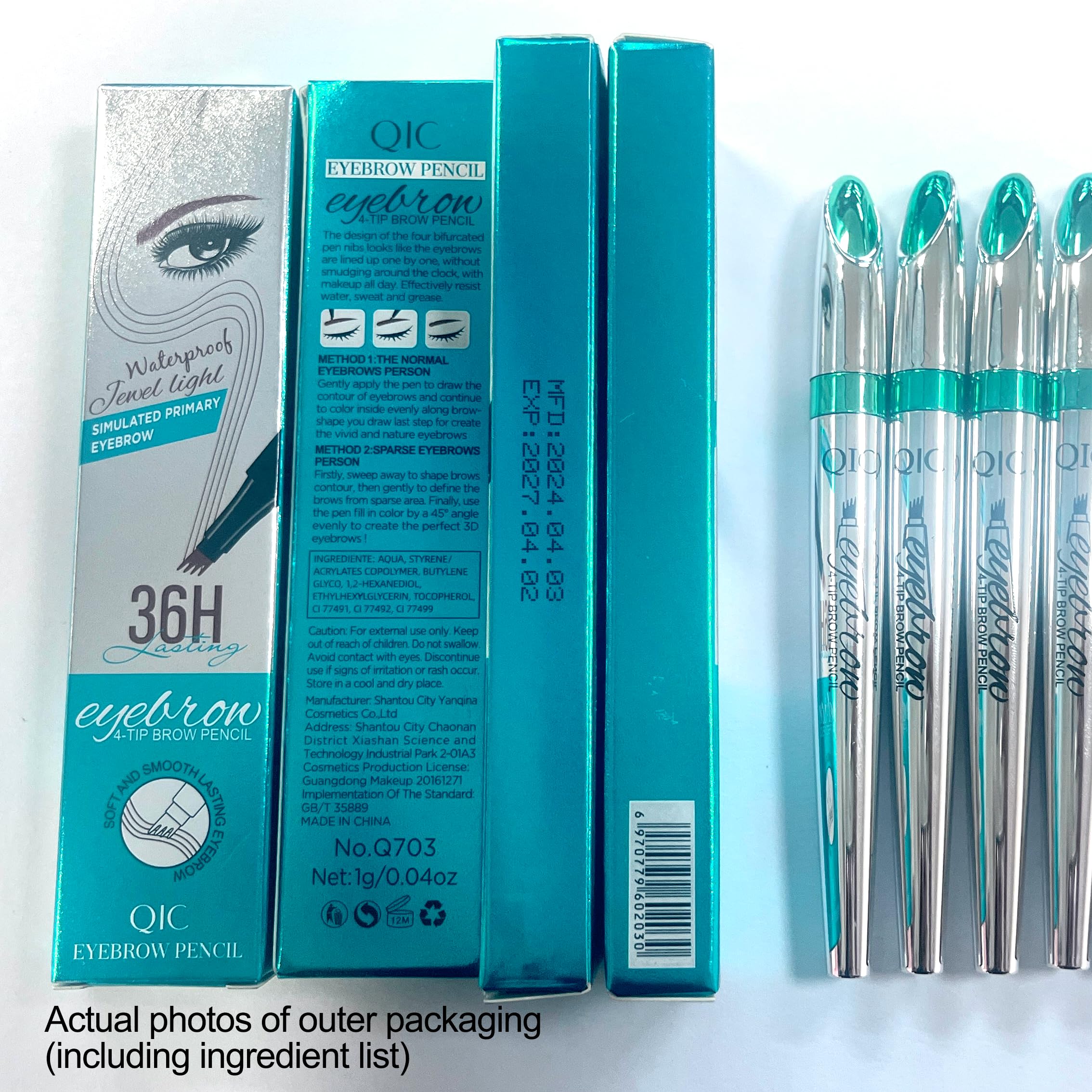 Yulinlon Q703 fine-tip detail highlighting brow precision.