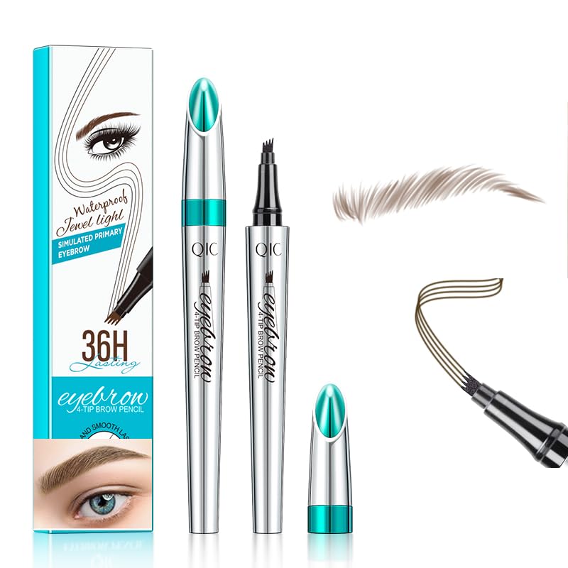 Yulinlon Q703 precision-tip 4-tip closeup for precise brow definition.