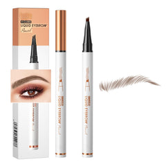 Yulinlon Q707 four-point tip brow pen close-up for precise, natural strokes.