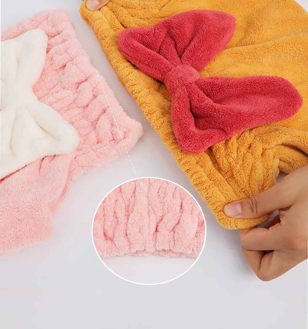 YUMINGUHC bow-tie head wrap detail; cute design that stays in place
