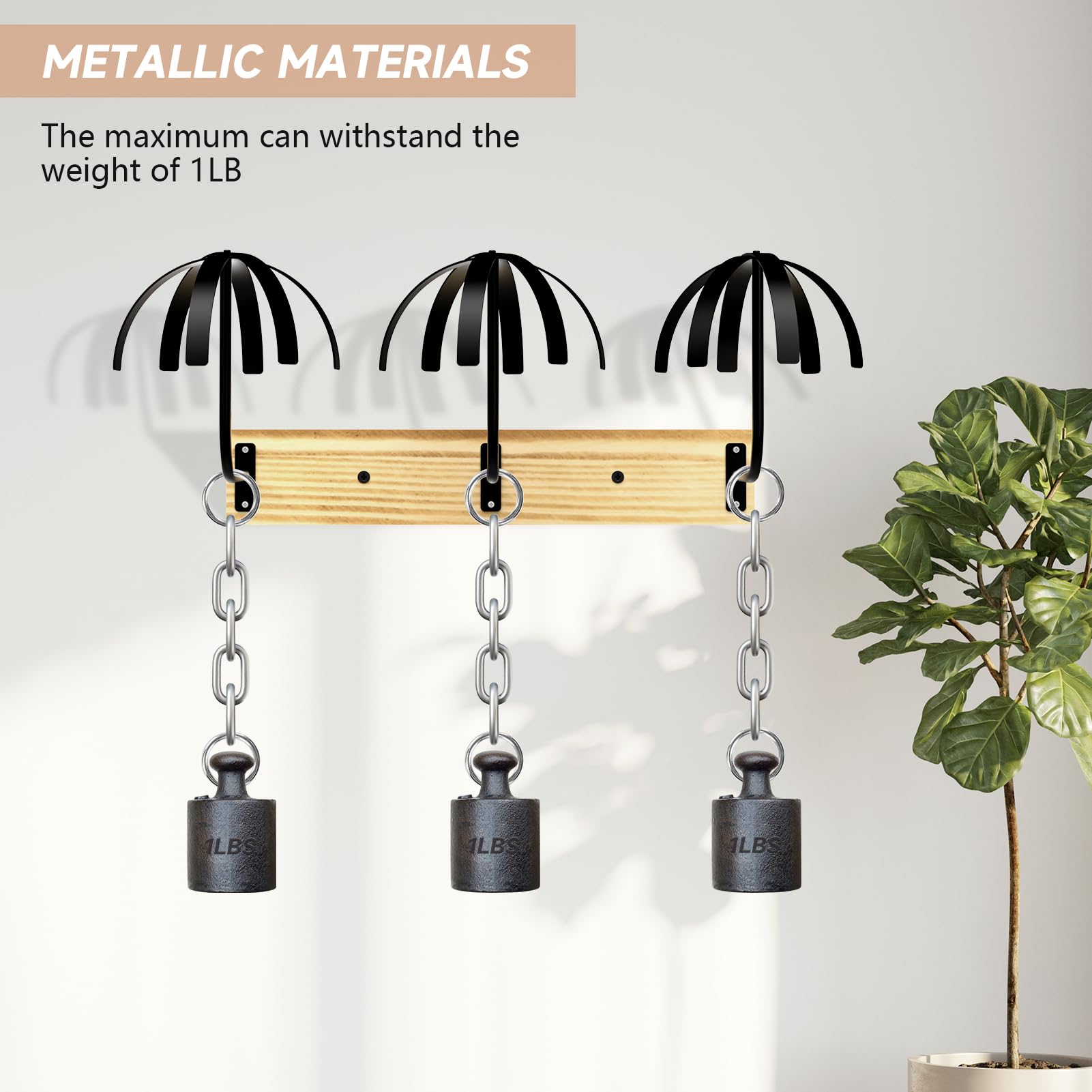 Yumkfoi versatile wig hanger for hats and masks storage.