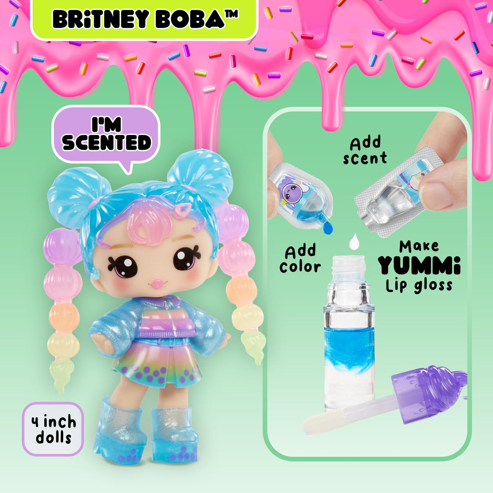 Yummiland DIY kit colors and scents for personalized lip gloss experiments.